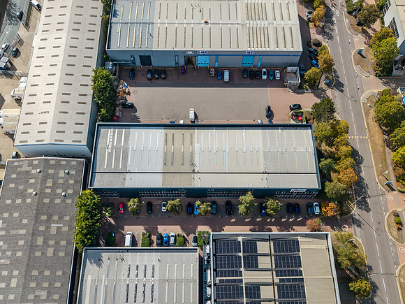Main units drone shots - Abingdon Business Park-18