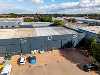 Main units drone shots - Abingdon Business Park-12