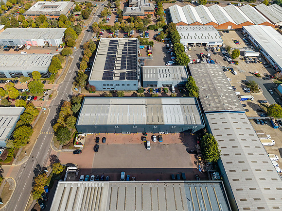 Main units drone shots - Abingdon Business Park-24